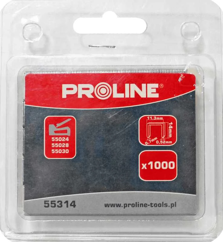 Zszywki Segtukai metaliniai Nr.53 6mm Proline