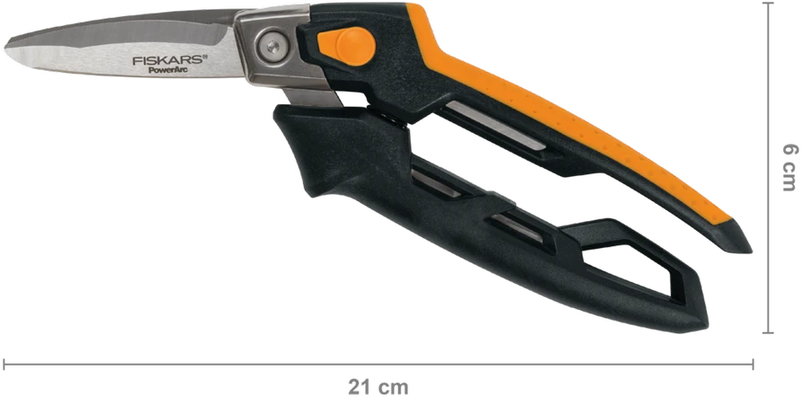 Fiskars PowerArc Universalus kirpiklis intensyviam darbui 1027206