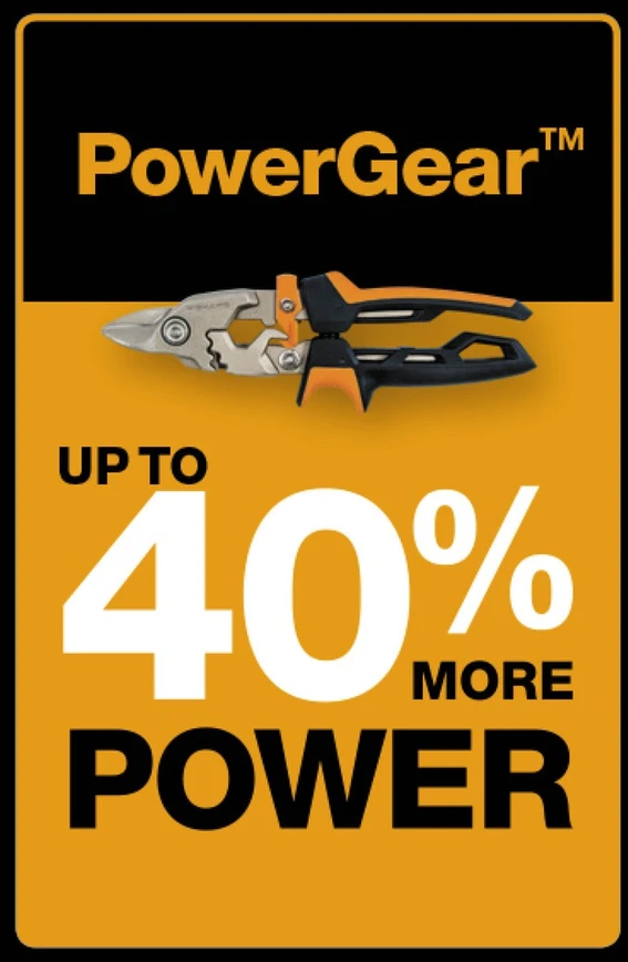 Fiskars PowerGear aviacinės žirklės dešinės