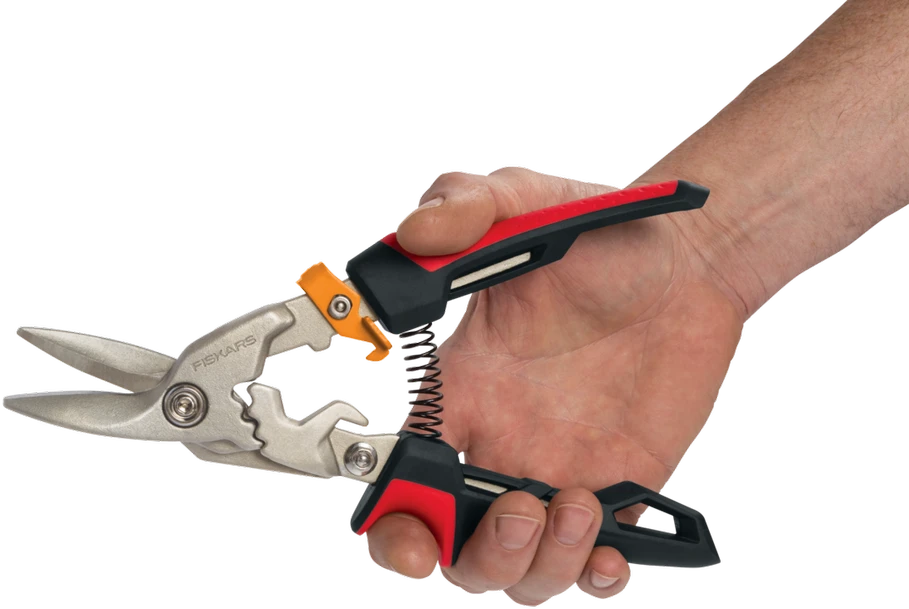 Fiskars PowerGear Aviation skardos žirklės, kairiniam kirpimui