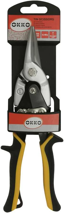 Skardos žirklės, tiesaus kirpimo, OKKO VG043, 250 mm