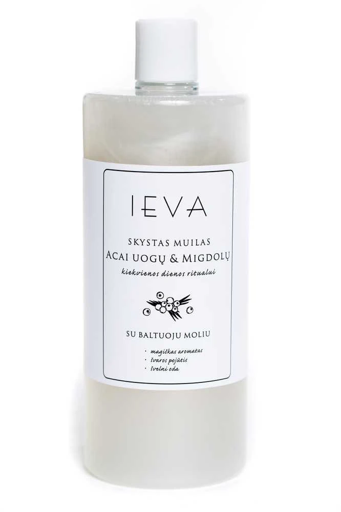 Skystas muilas Ieva Acai uogų ir migdolų kvapo, 1l
