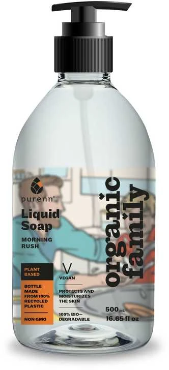Skystas muilas Purenn šermukšnių ir liepų kvapo, 0.5 l