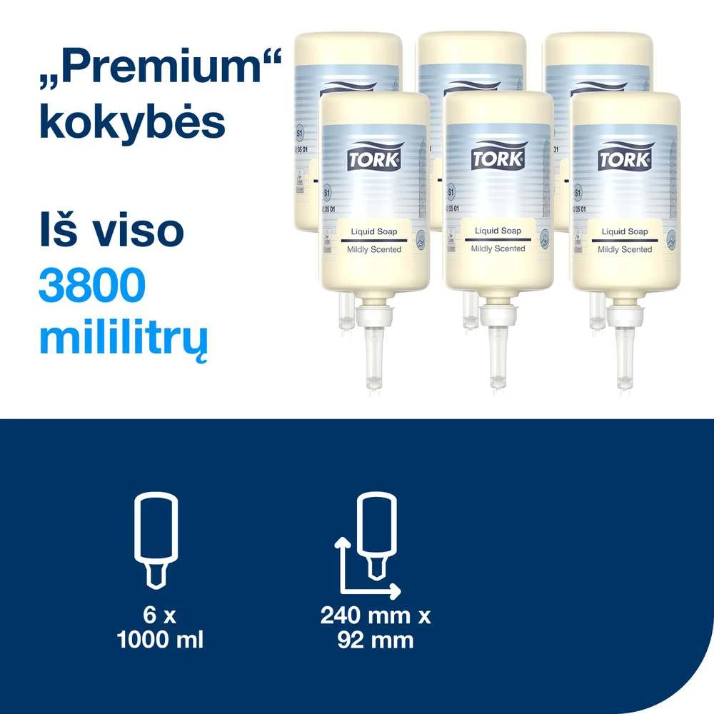 Skystas muilas Tork Premium Mild, 1l