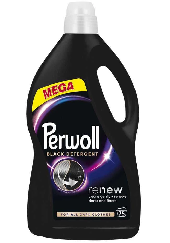 Šķidrs mazgāšanas līdzeklis Perwoll Juodas, 3.75 l