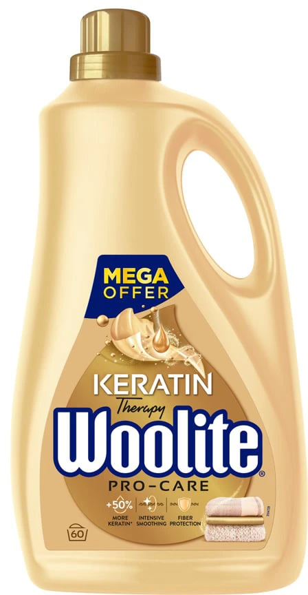 Šķidrs mazgāšanas līdzeklis Woolite Procare, 3.6 l