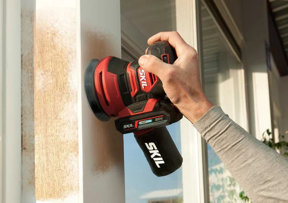 Skil Red Ekscentrinis šlifuoklis Skil 3745 CA; 20 V (be akumuliatoriaus ir pakrovėjo)