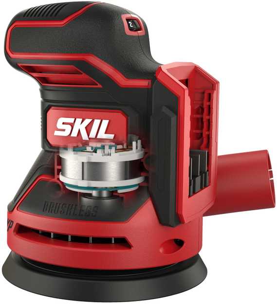 Skil Red Ekscentrinis šlifuoklis Skil 3750FA; 20 V (be akumuliatoriaus ir pakrovėjo)
