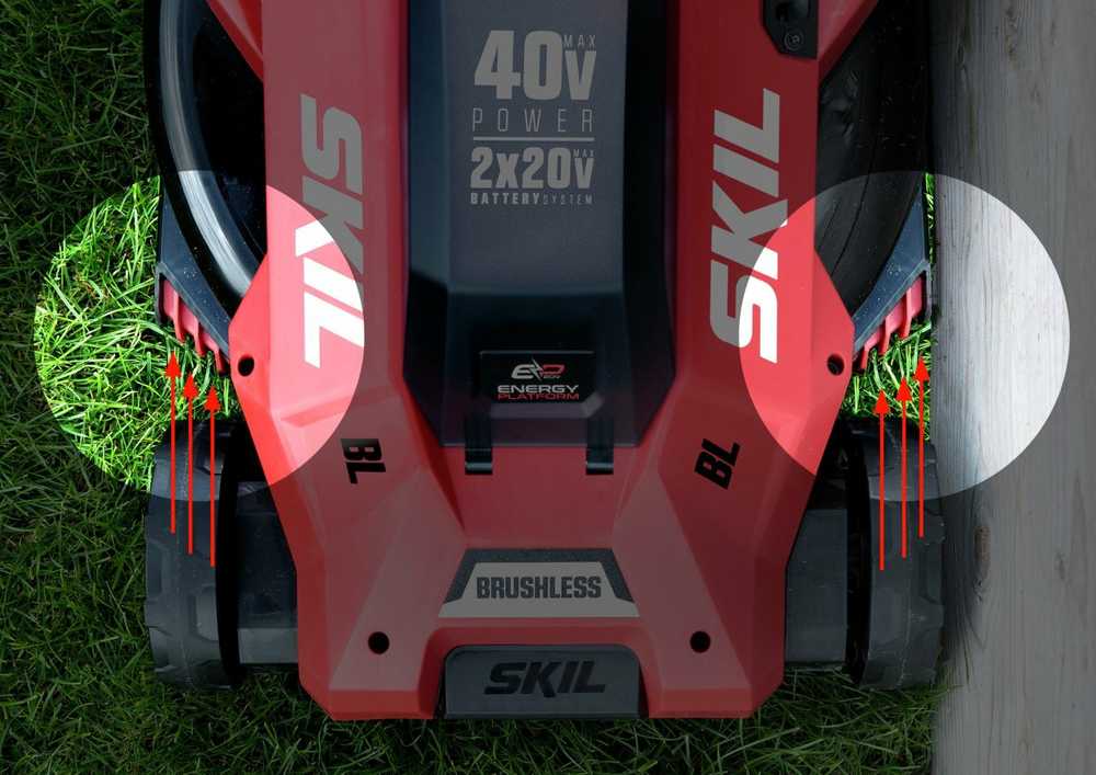 Skil Red Akumuliatorinė vejapjovė Skil GM1E0140CA, 43 cm