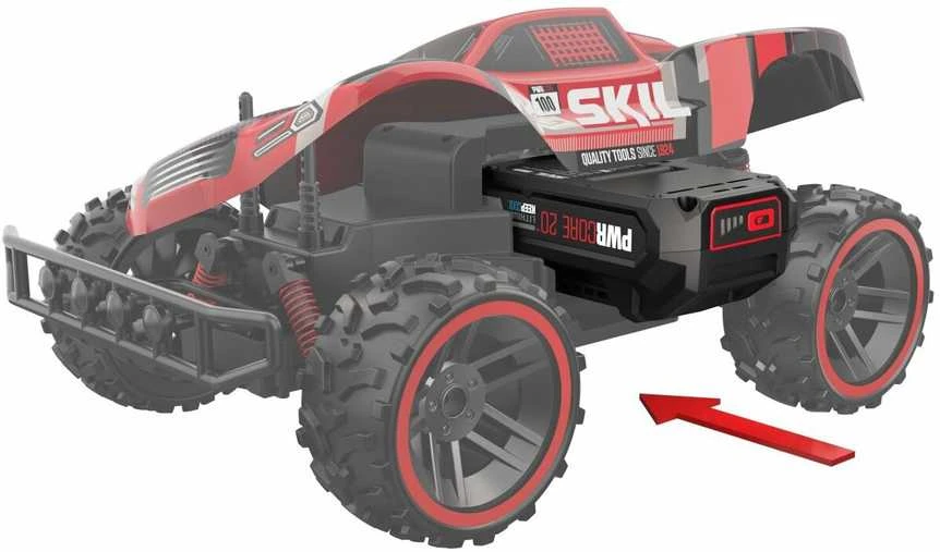 Grąžtas Carruzzo Smūginis suktuvas-gręžtuvas Skil 3021RC; 20 V; 1x2,0 Ah akum.