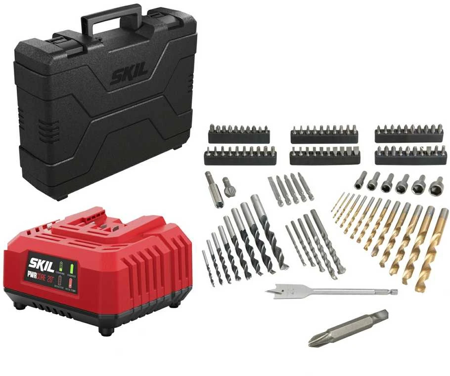 Skil Red Carruzzo akumuliatorinis gręžtuvas 3021HC 20V 2X2AH
