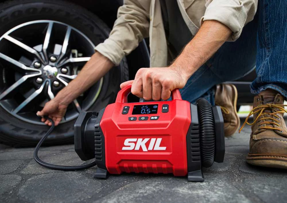 Skil Red Oro kompresorius Skil 3153 CA; 20 V (be akumuliatoriaus ir pakrovėjo)