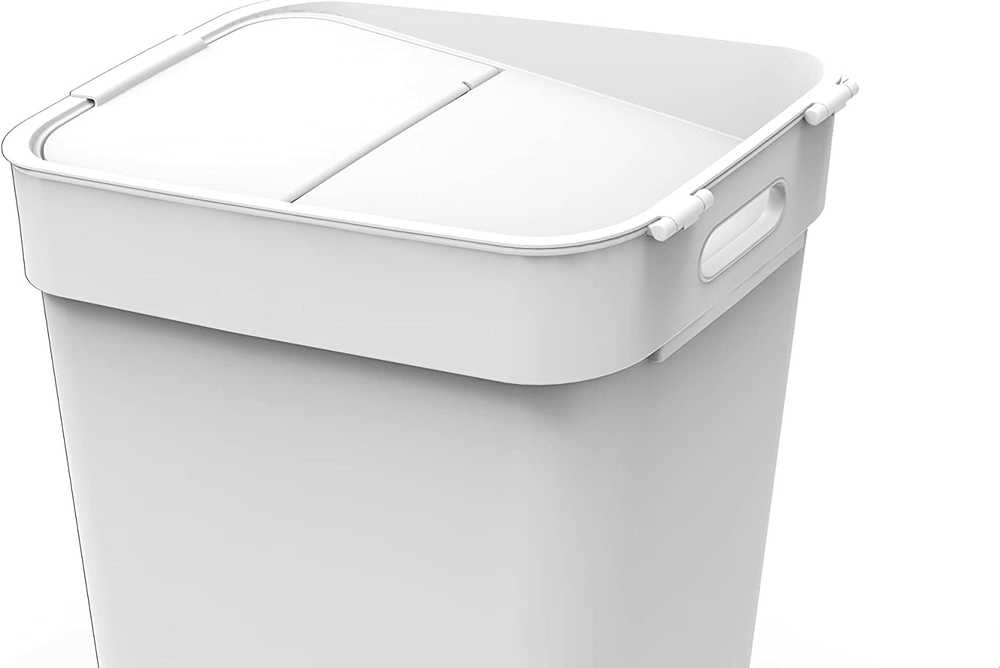 Rūšiavimo šiukšliadėžė Curver, 10 l, balta sp.
