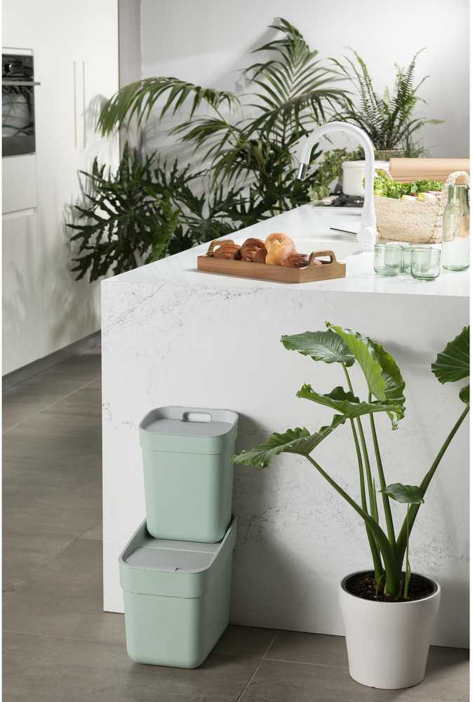 Rūšiavimo šiukšliadėžė CURVER, 30 l, antracito sp.