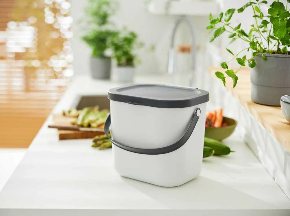 Šķirošanas tvertne Rotho, 6 l, balta/pelēka