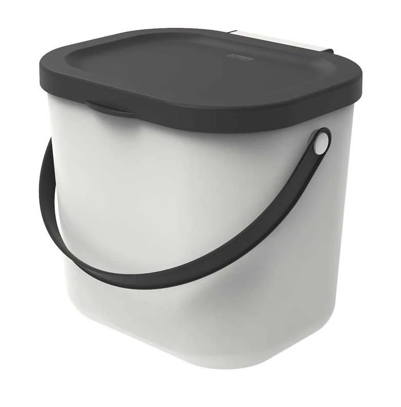 Šķirošanas tvertne Rotho, 6 l, balta/pelēka