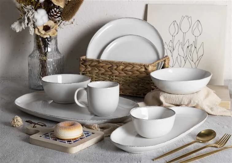 Domoletti DESERT PLATE DOMOLETTI SESAM DOTS 20CM