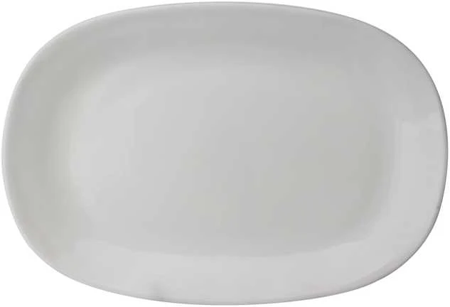 Okko Lumarko PLATE SQUARE OVAL 23.4CM Baltas