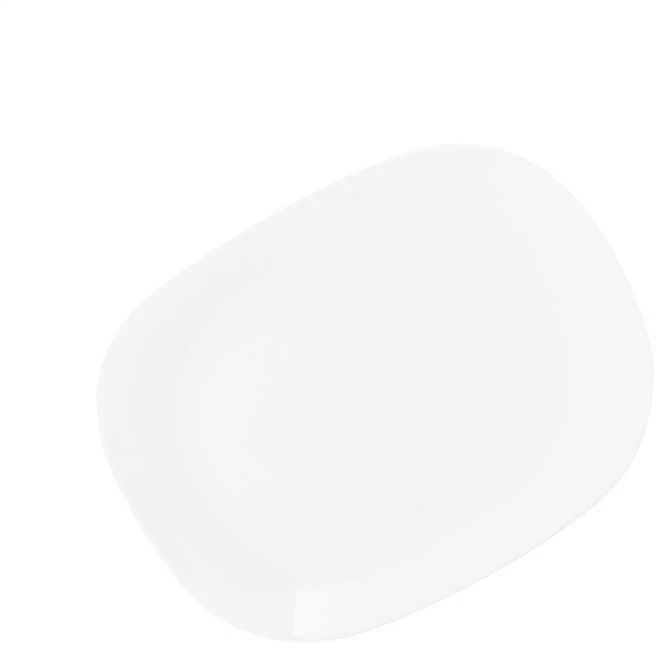 Okko Lumarko PLATE SQUARE OVAL 34.3CM Baltas