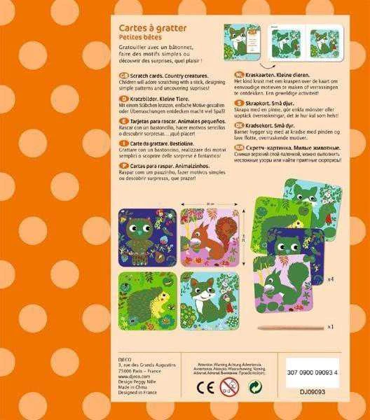 Djeco Nutrinamos kortelės - Laukiniai gyvūnai ( DJ09093 )