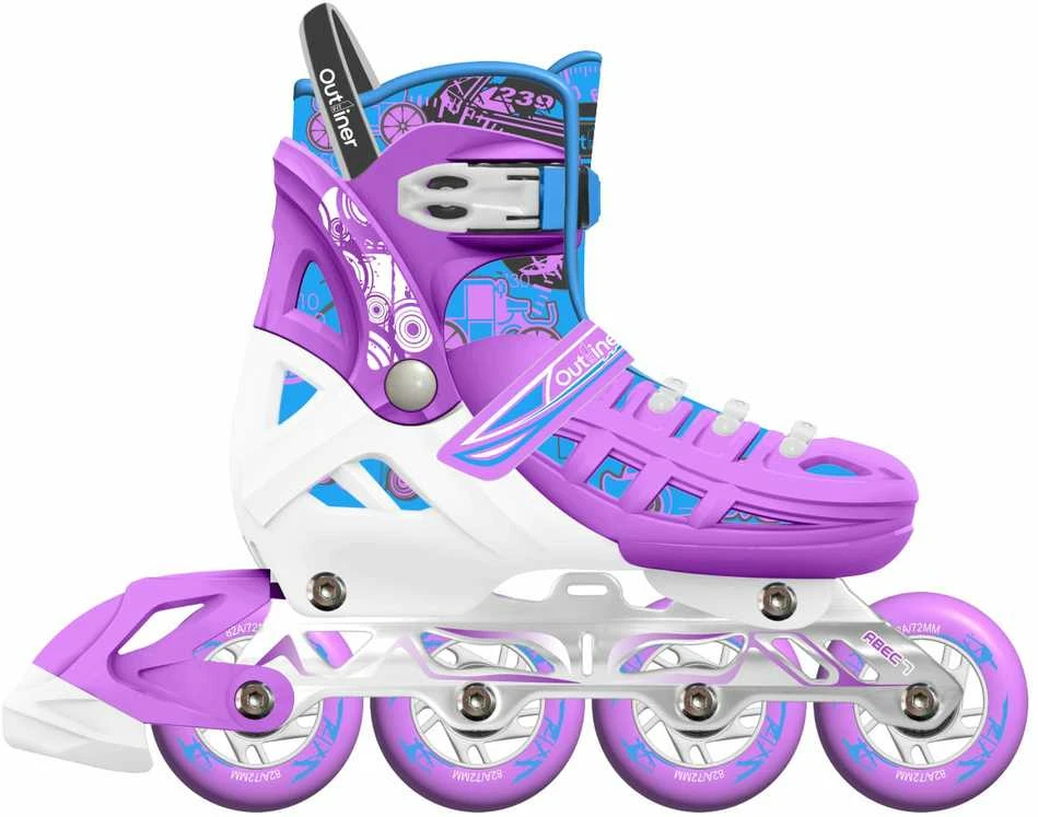 Outliner RIEDUČIAI 38–41 VIOLETINĖS/BALTOS