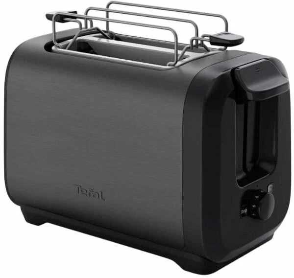 Skrudintuvas TEFAL Subito TT5S18E0 | Number of slots 2 | Power 1200 W | Juodas | Housing material Nerūdijantis plienas/Plastic