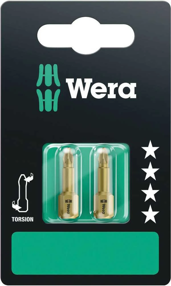 Grąžtas Atsuktuvo antgaliai Wera Torsion 2 vnt PZ1 x 25mm
