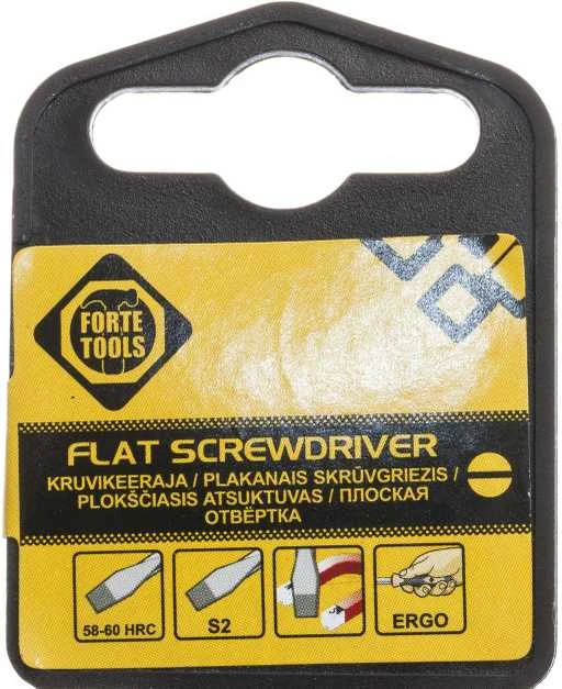 Forte_Tools Plokščiasis atsuktuvas Forte Tools SL4 x 100 mm