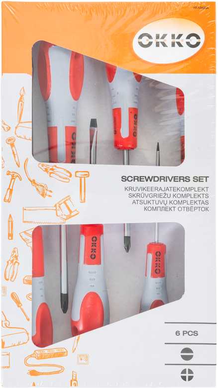 Grąžtas Atsuktuvų rinkinys Okko YF-13403A. 6vnt.