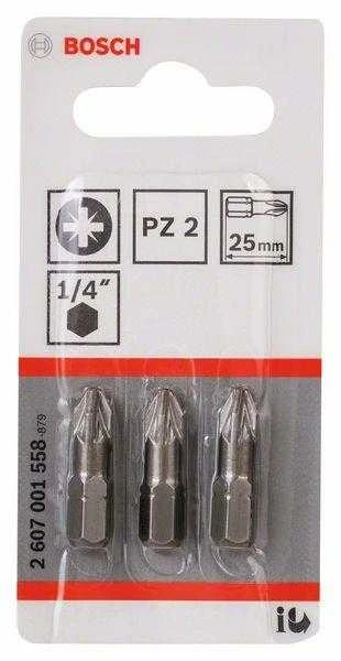 Bosch Suktuvo antgaliai Pz 2 3 vnt, Extra Hart