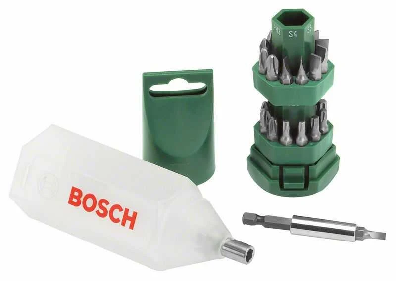 Grąžtas Bosch atsuktuvo antgalių rinkinys 25 vnt.