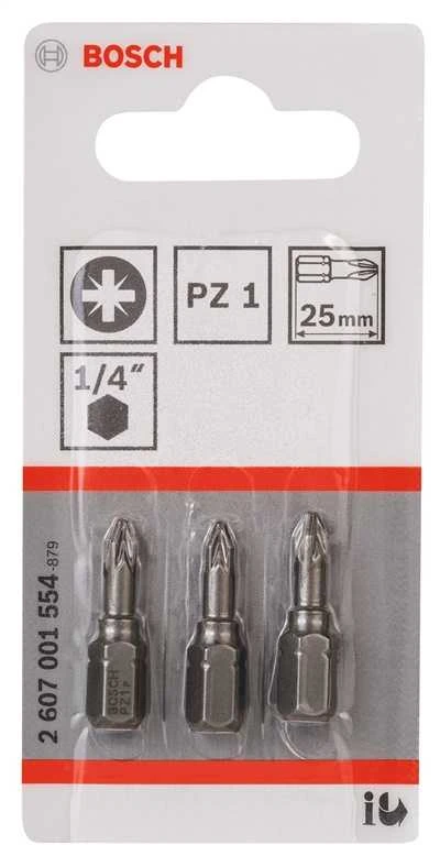 Bosch Suktuvo antgaliai Pz 1 3 vnt, Extra Hart