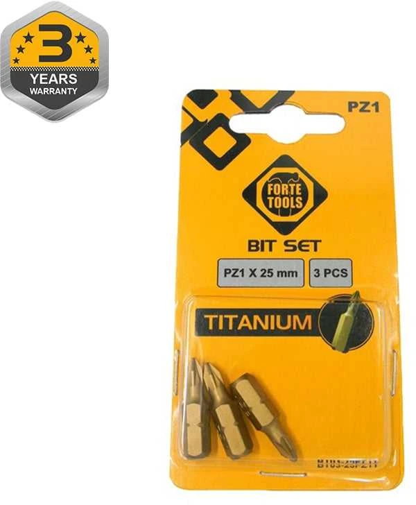 Forte_Tools Atsuktuvų antgaliai Forte Tools PZ1, 25 mm, 3 vnt