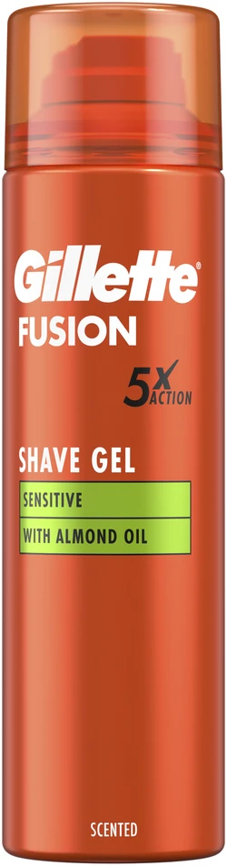 Skutimosi gelis Gillette Fusion Sensitive, 200 ml
