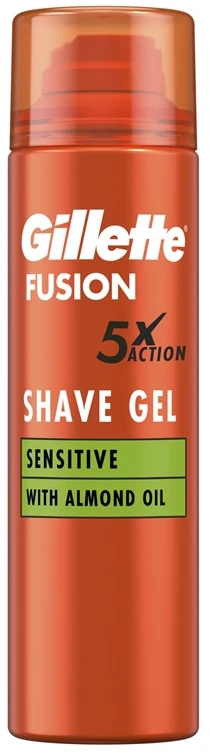 Skutimosi gelis Gillette Fusion Sensitive, 200 ml