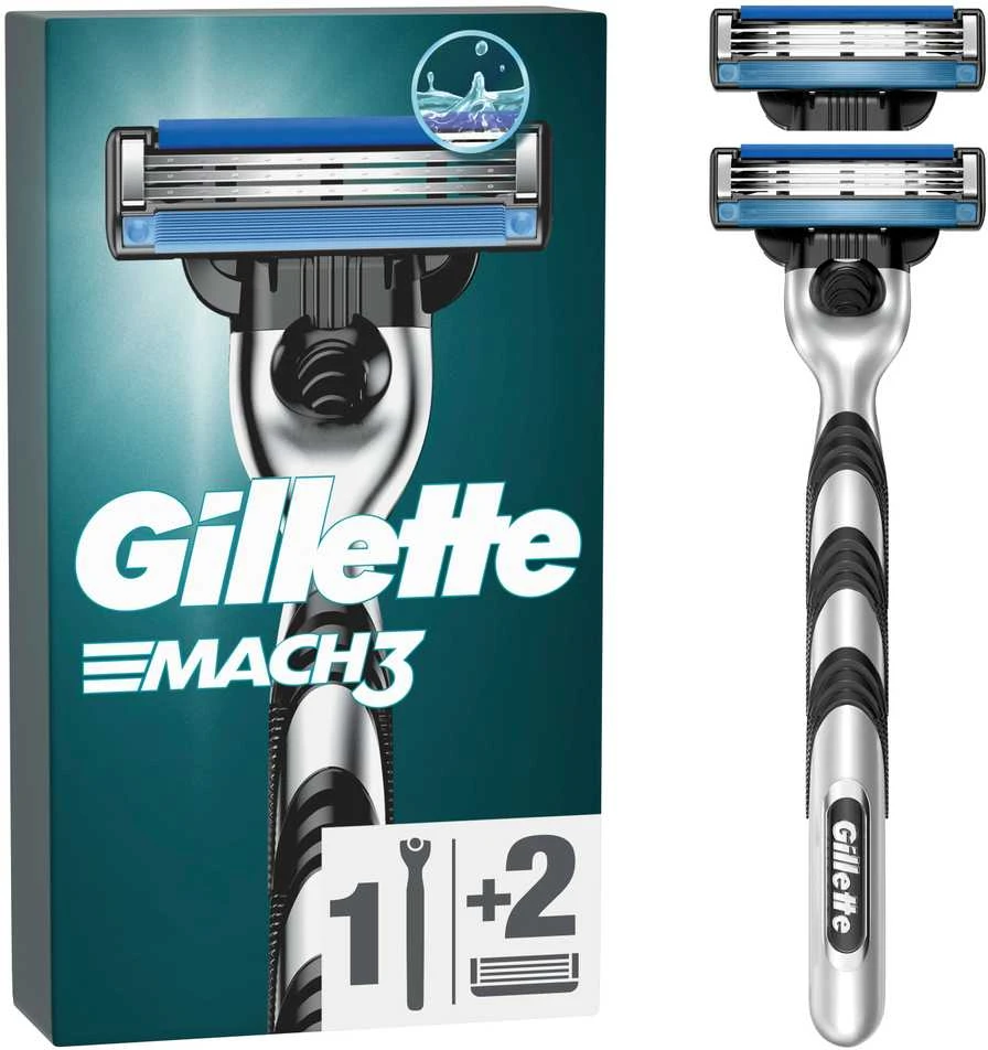Skustuvas Gillette Mach3, 2 vnt