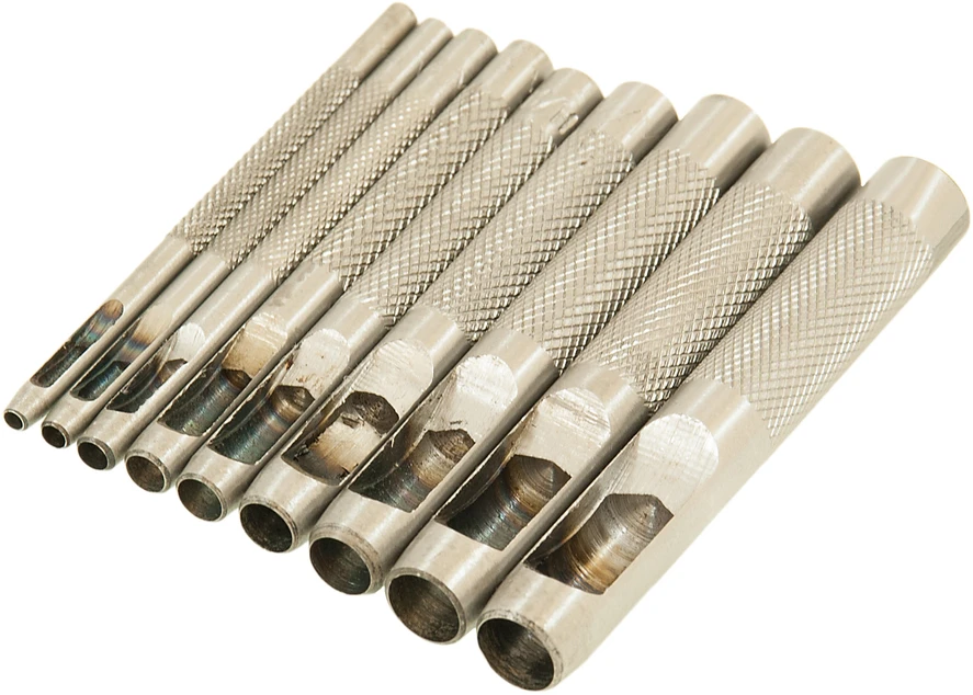 Skylių pramušėjų rinkinys, FASTER TOOLS, 12 vnt.