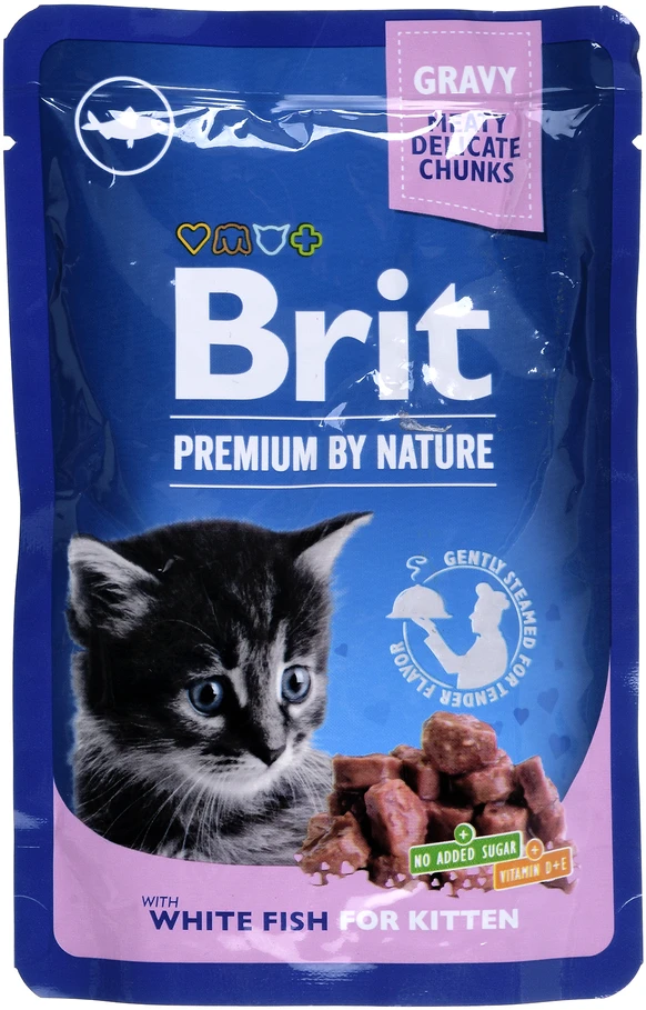 Brit Premium su balta žuvimi Kitten 100 g