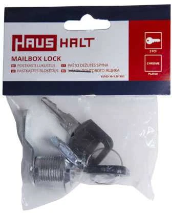 Spyna Haushalt YS103-16-1, sidabro, 19 mm x 16 mm