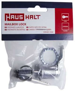 Spyna Haushalt YS103-20-1, sidabro, 20 mm x 19 mm