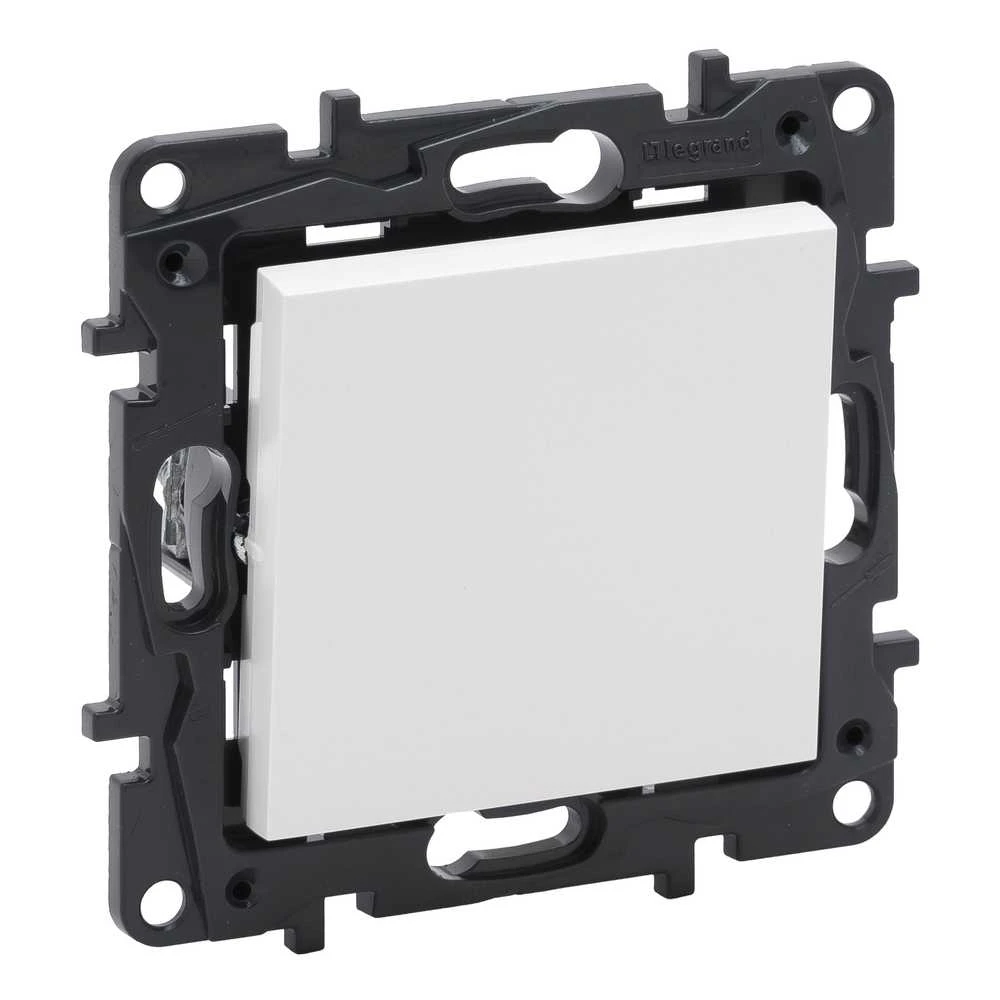 Jungiklis LEGRAND NILOE STEP, baltos spalvos