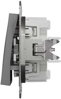Schneider Electric Asfora dvigubų laiptų jungiklis be antracito rėmo (EPH0600171)