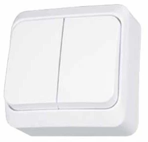 Slēdzis Schneider Electric Prima, 2 kl, balta