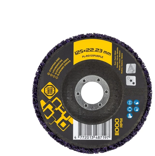 Šlifavimo diskas Forte Tools 125mm mėlynas