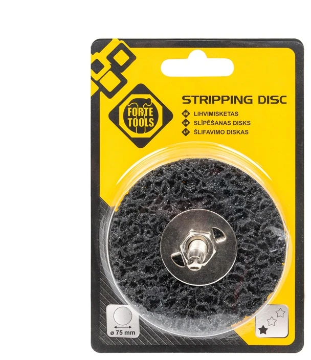 Forte Šlifavimo diskas FORTE TOOLS 75 mm juodas