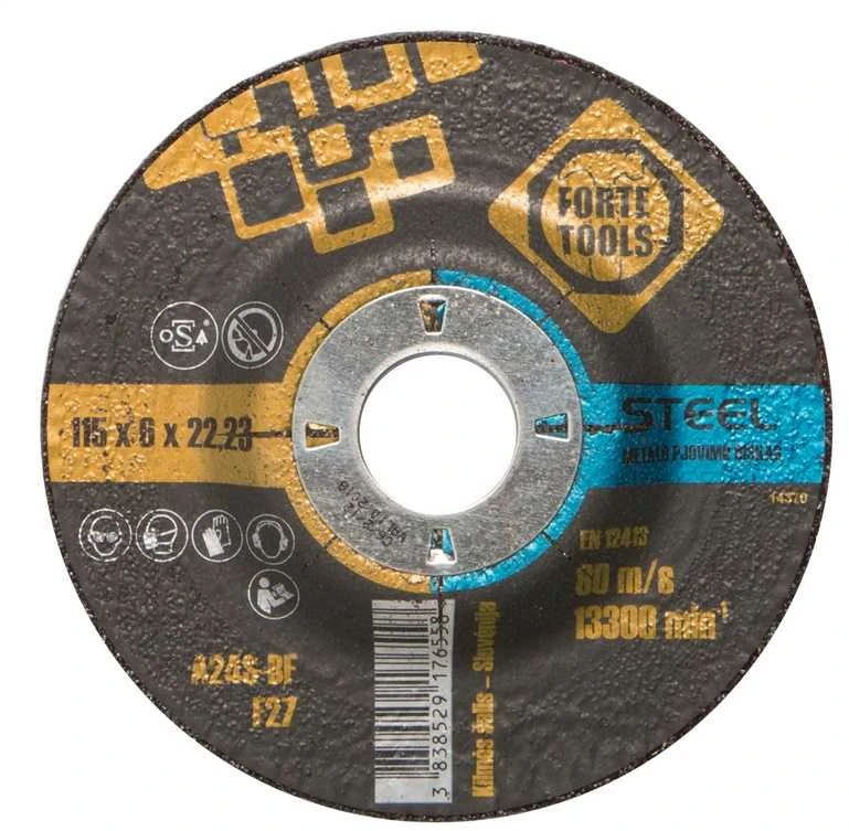 Forte_Tools Šlifavimo diskas Forte Tools, 115x6.5x22.23 mm