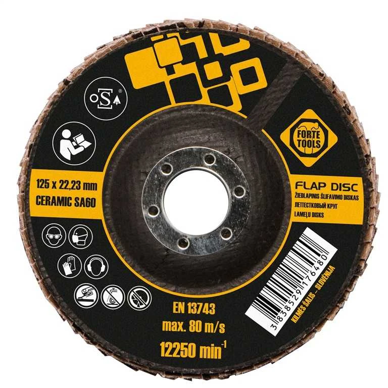 Forte_Tools Žiedlapinis šlifavimo diskas Forte tools, 125x22.23 mm
