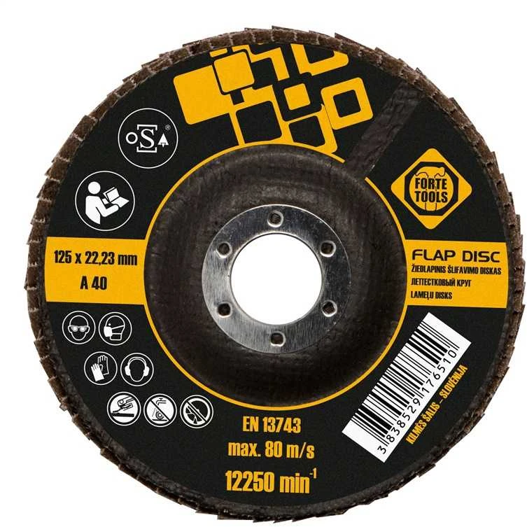 Forte_Tools Žiedlapinis šlifavimo diskas Forte tools, 125x22.23 mm