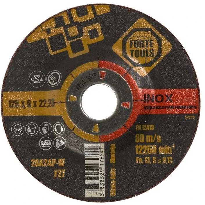Forte_Tools Šlifavimo diskas Forte tools, 125x6.5x22.23 mm