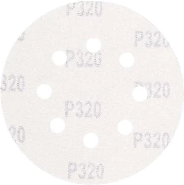 Forte Tools SANDING DISCS 8HOLES NO320 D125 5PCS FT